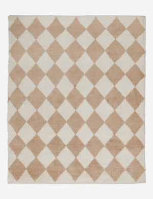 Cariad Hand-Knotted Wool Moroccan Shag Rug Swatch 18