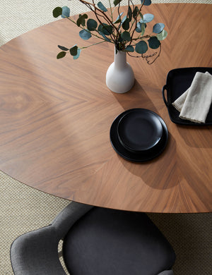 Beth Oval Dining Table, Brown