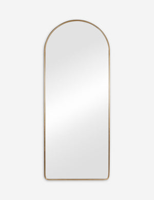 Shashenka gold arched floor mirror