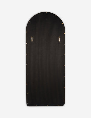 Rear view of the Shashenka arched floor mirror