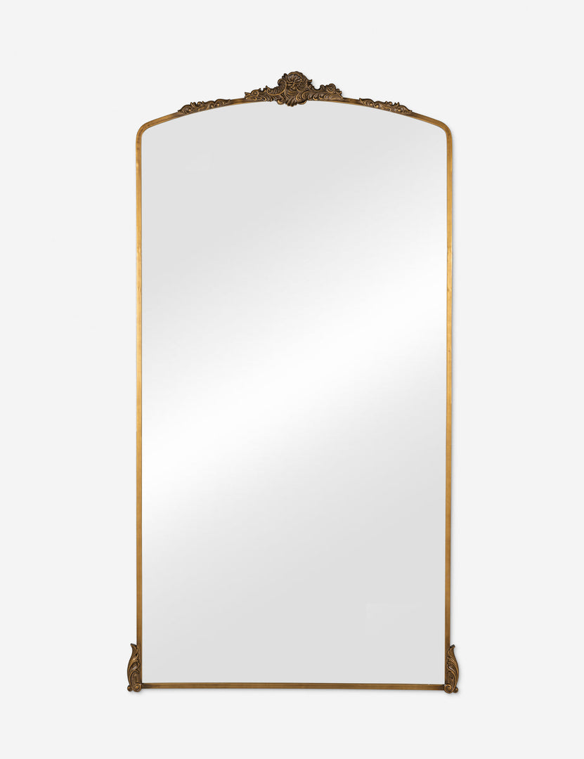 #color::gold | Casserly ornate gold full length mirror.