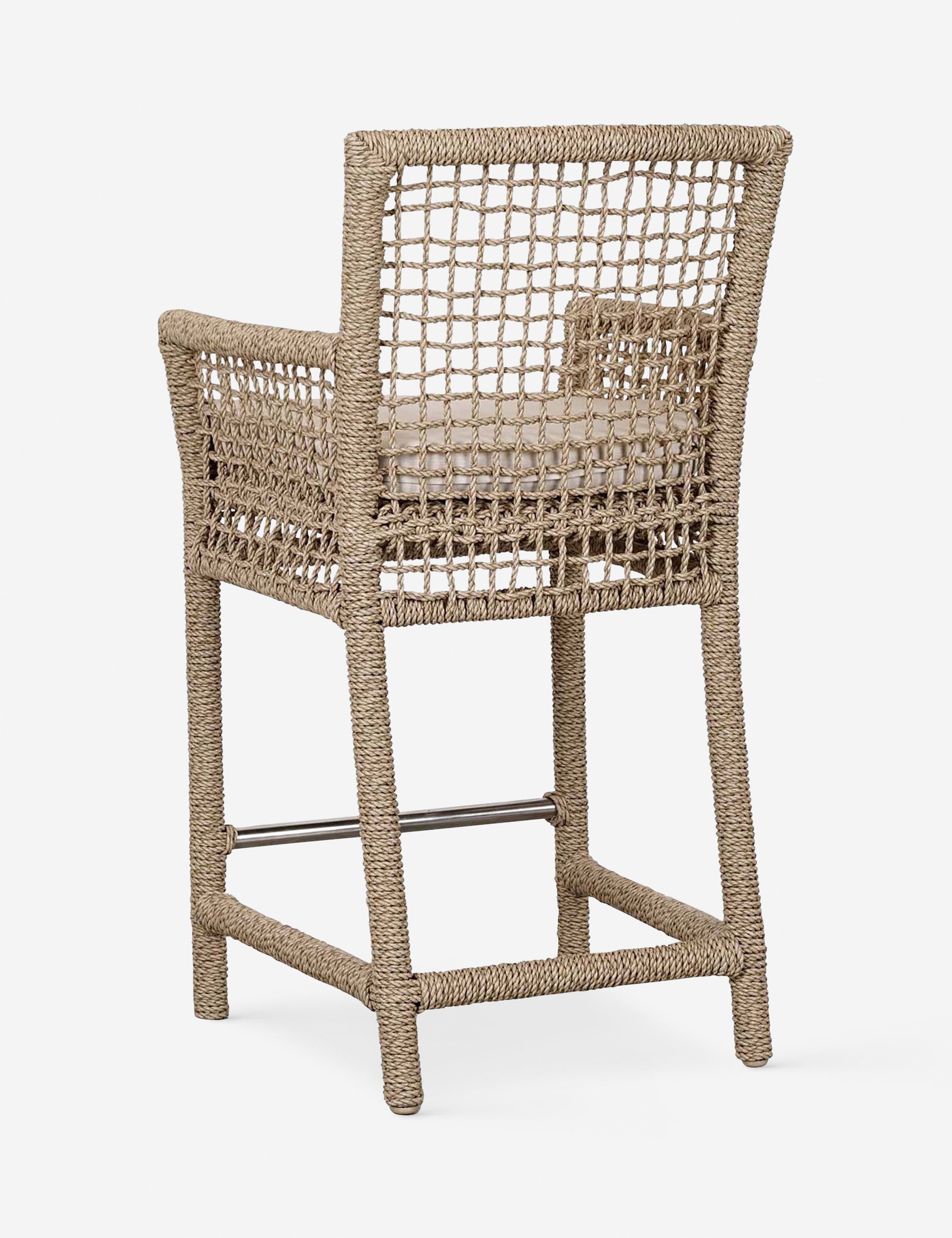 Beau Wicker Stool (in store pickup only) main image 1
