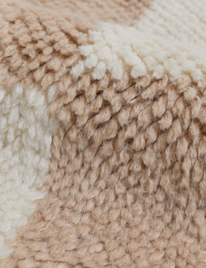 Cariad Hand-Knotted Wool Moroccan Shag Rug Swatch 18