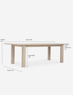 Arc Dining Table by Sun at Six : Nude / 98