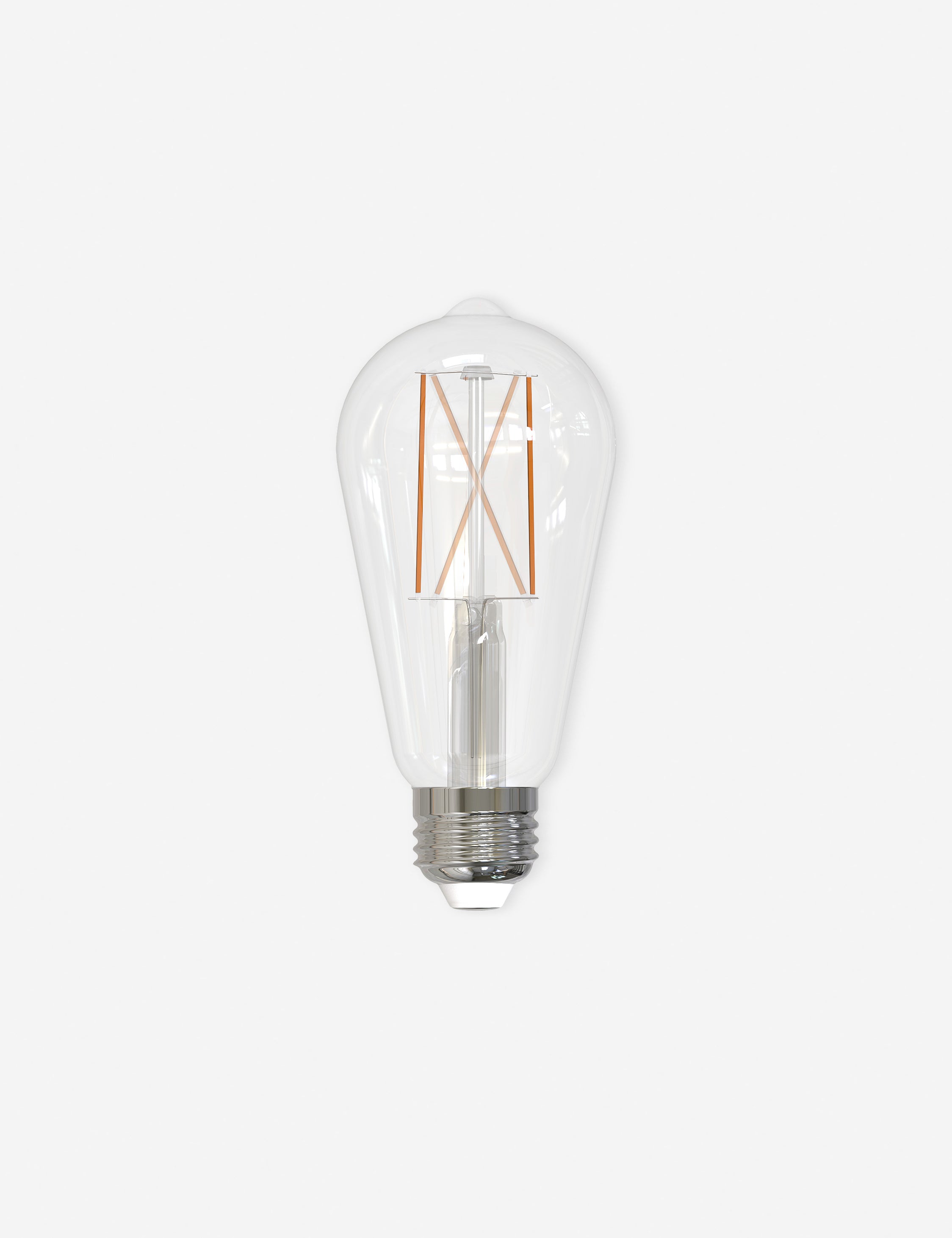 60 Watt Equivalent Clear Glass LED Filament Bulb, Dimmable