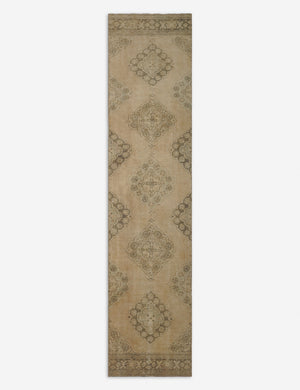 Vintage Turkish Hand-Knotted Wool Runner Rug No. 217, 2'5