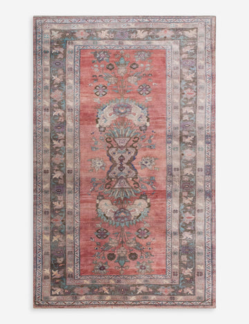 Vintage Turkish Hand-Knotted Wool Rug No. 585, 5'9" x 10'6"