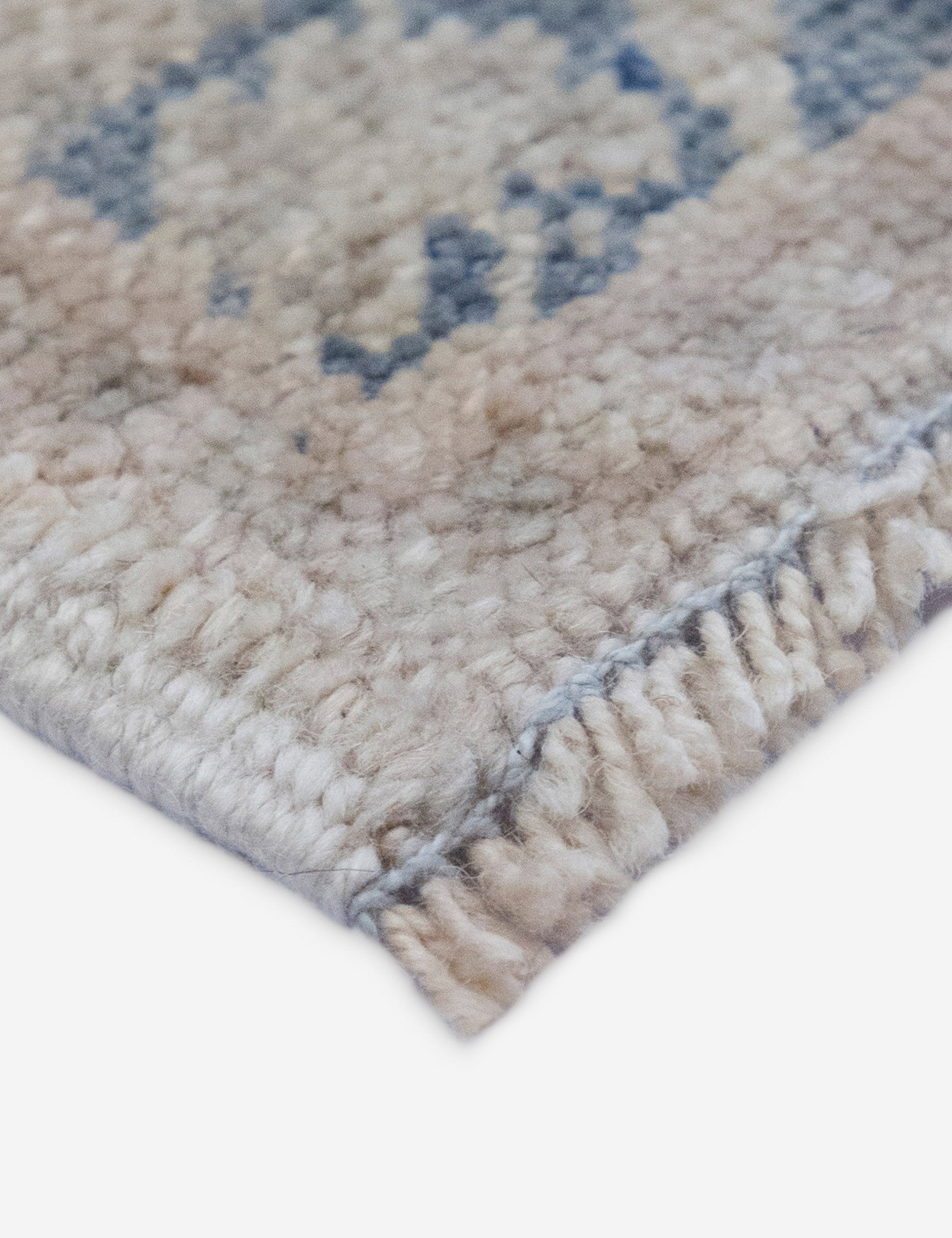 Vintage Turkish Hand-Knotted Wool Mini Rug No. 317, 1'9