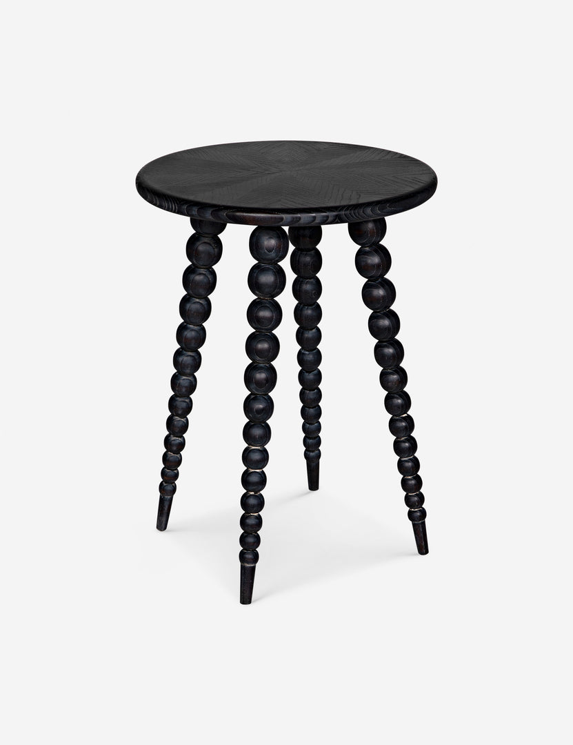 Russo Round Beaded Side Table