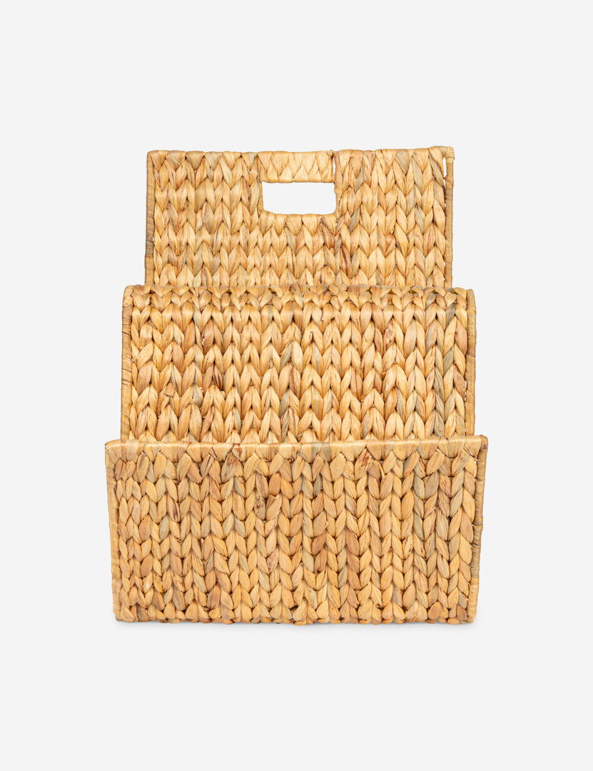Curry Woven Magazine Rack