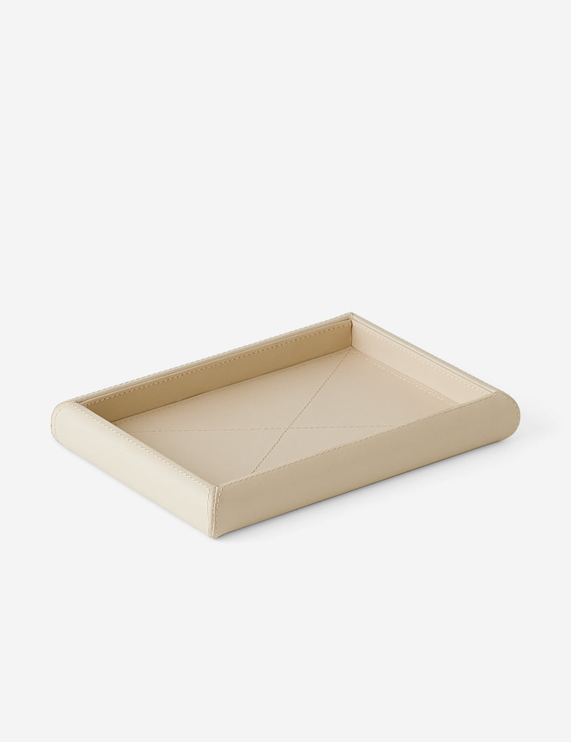 #size::small | Tulum leather tray by Ashley Childers.