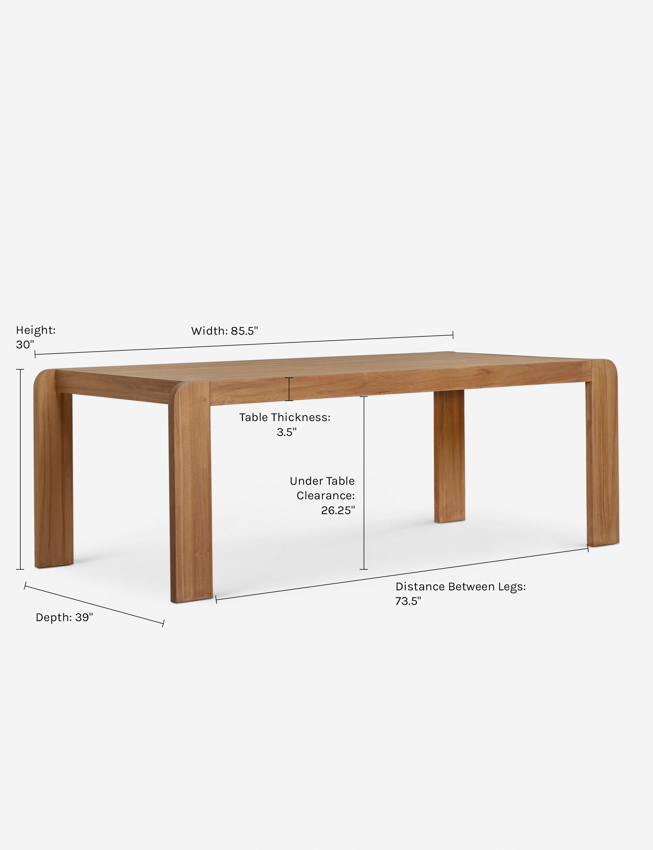 Lulu and Georgia Abbot Dining Table - Thumbnail 4