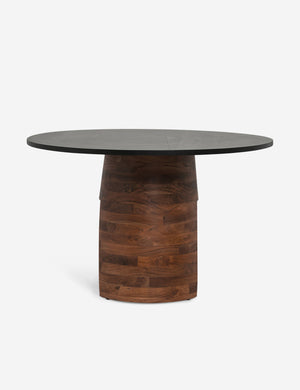 Adler acadia wooden round dining table