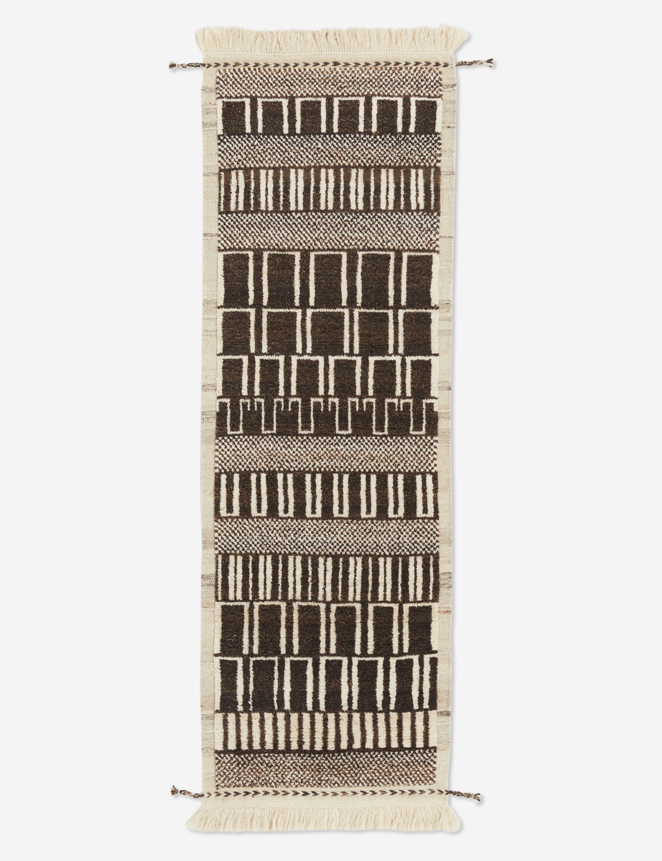 Allard Moroccan-Style Hand-Knotted Wool Rug