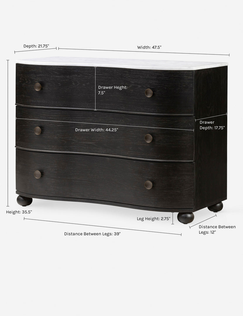 Amherst Marble Top Dresser Amherst Marble Top Dresser