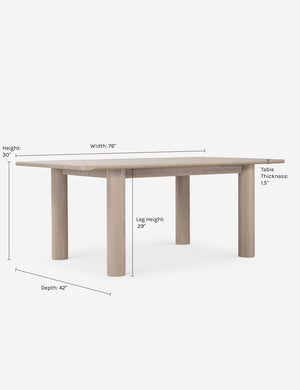 Arc Dining Table by Sun at Six : Nude / 98