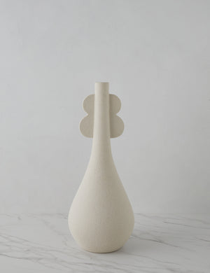 Atalia modern textured sculptural vase.