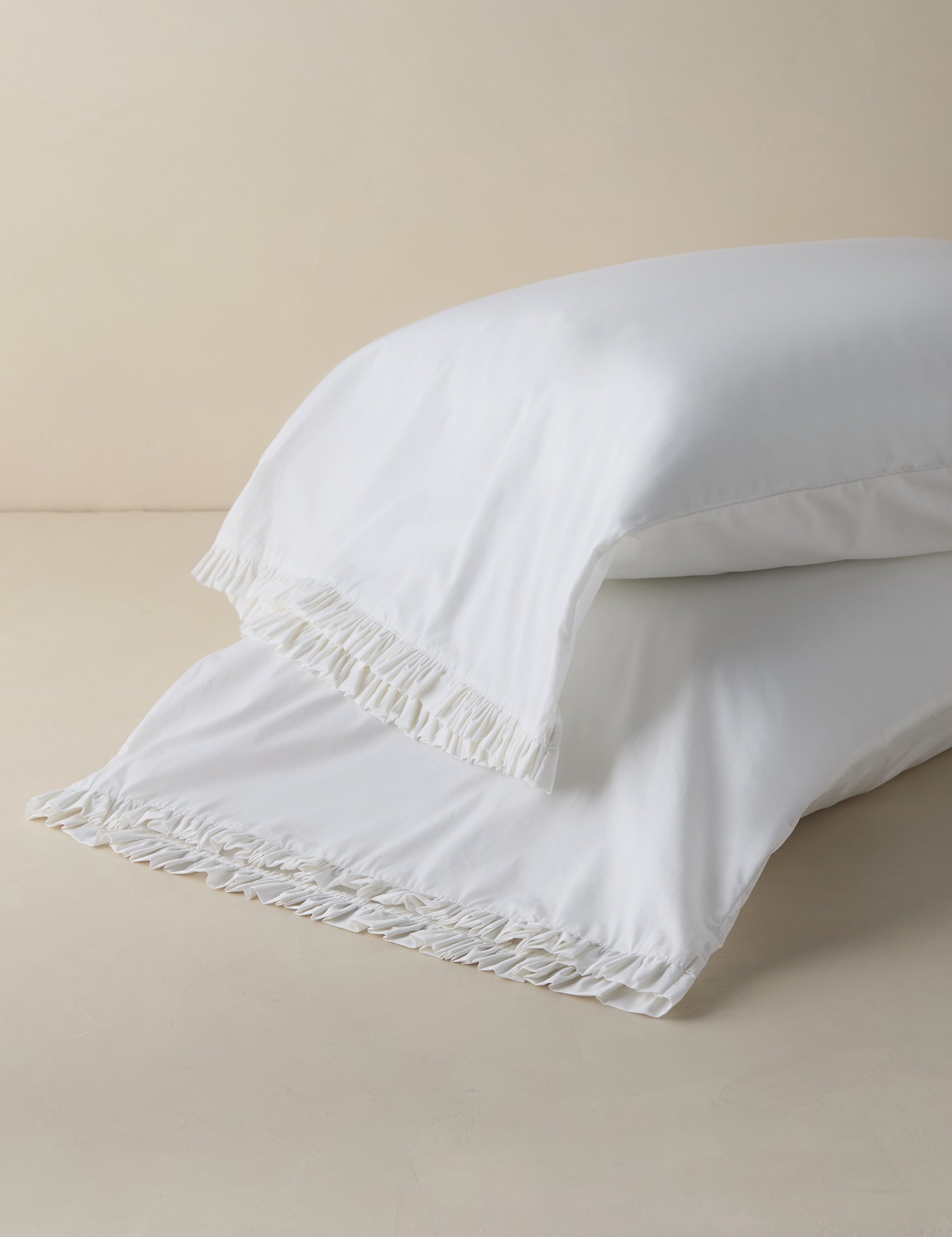 Audrey Ruffle Pillowcase (Set of 2) - Thumbnail 2