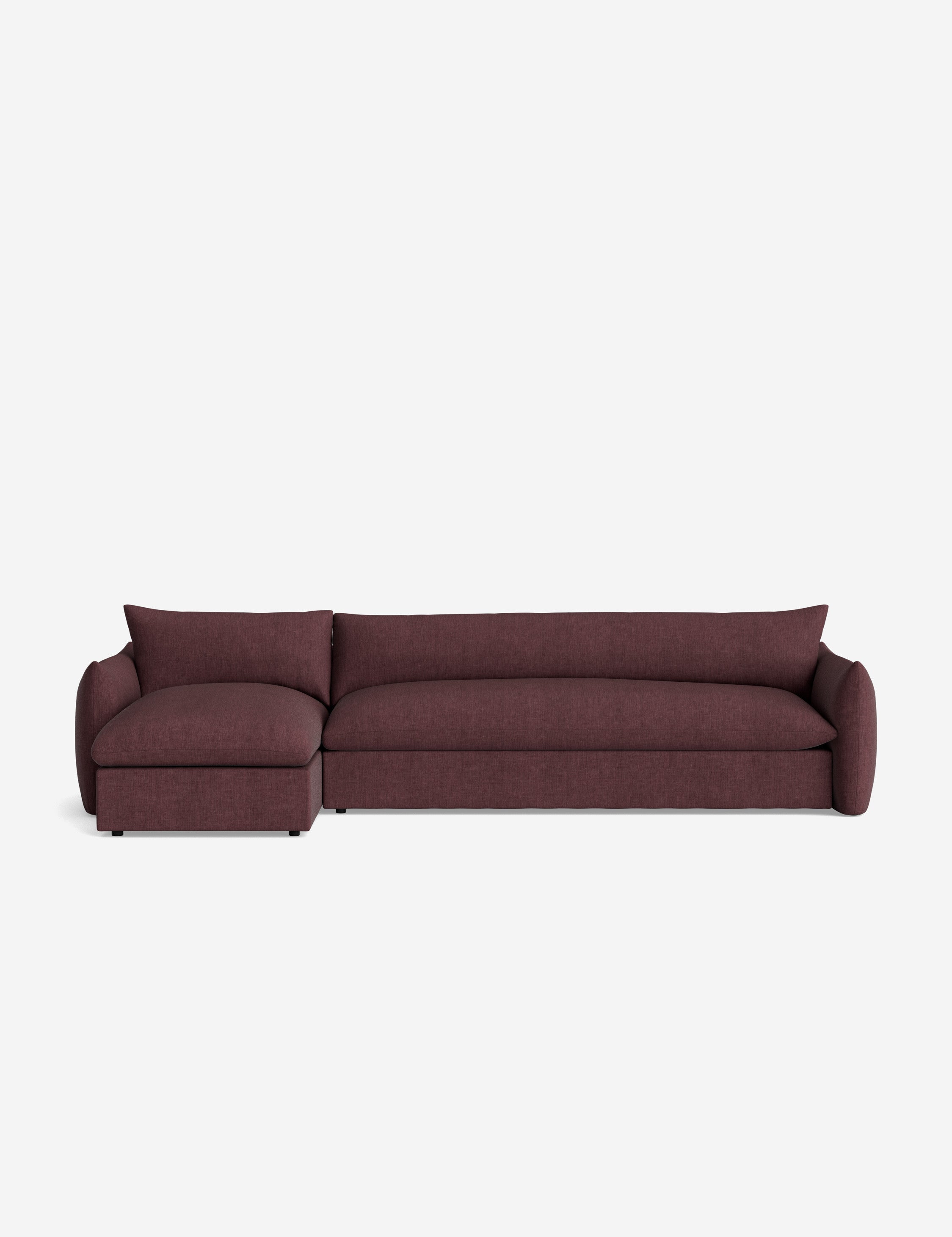 #color::oxblood-linen-weave #configuration::left-facing