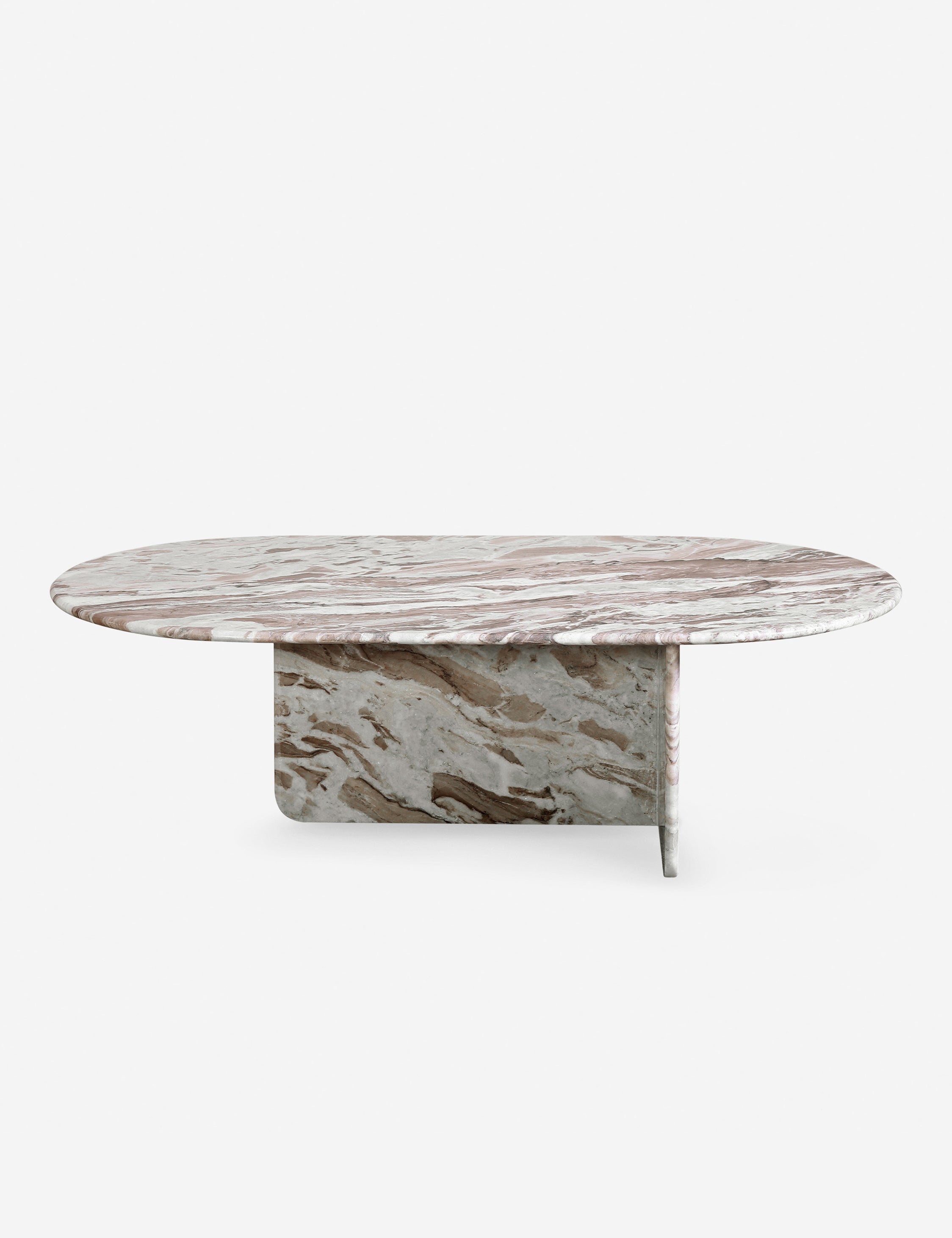 Pereda Oval Coffee Table - Thumbnail 2