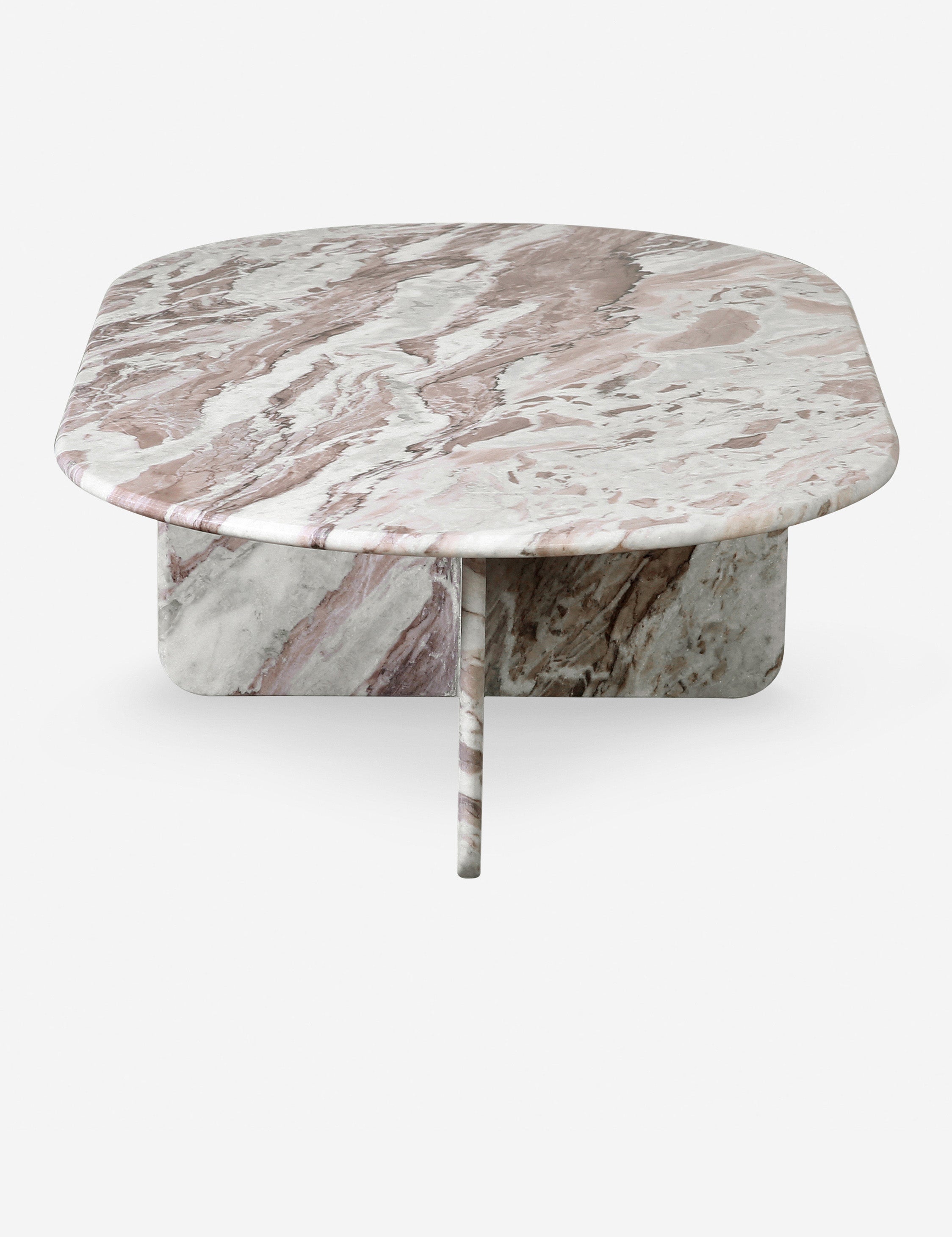 Pereda Oval Coffee Table - Thumbnail 3
