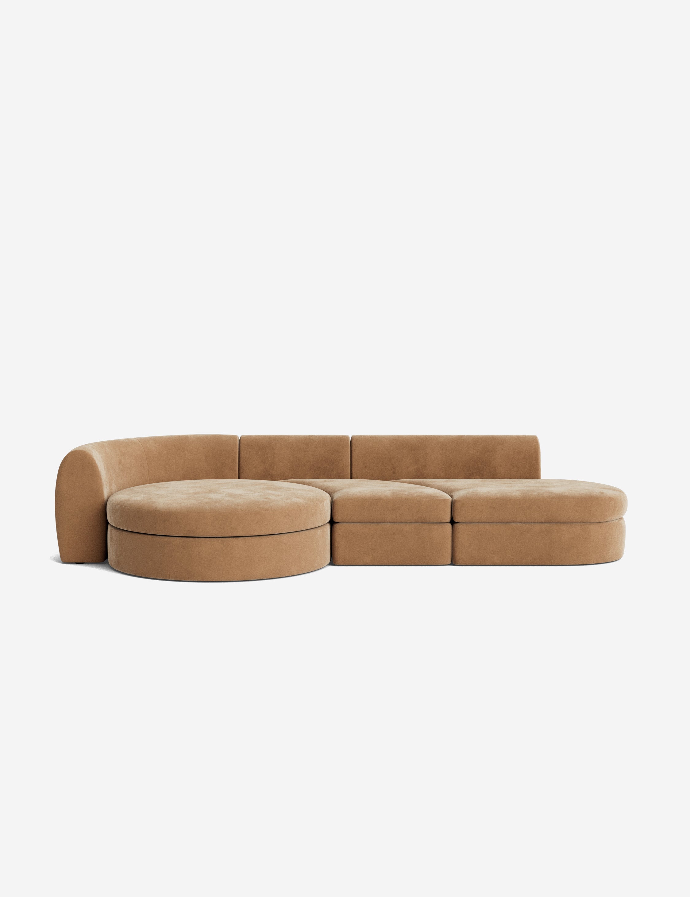 #color::caramel-vintage-velvet #size::144-W #configuration::left-facing