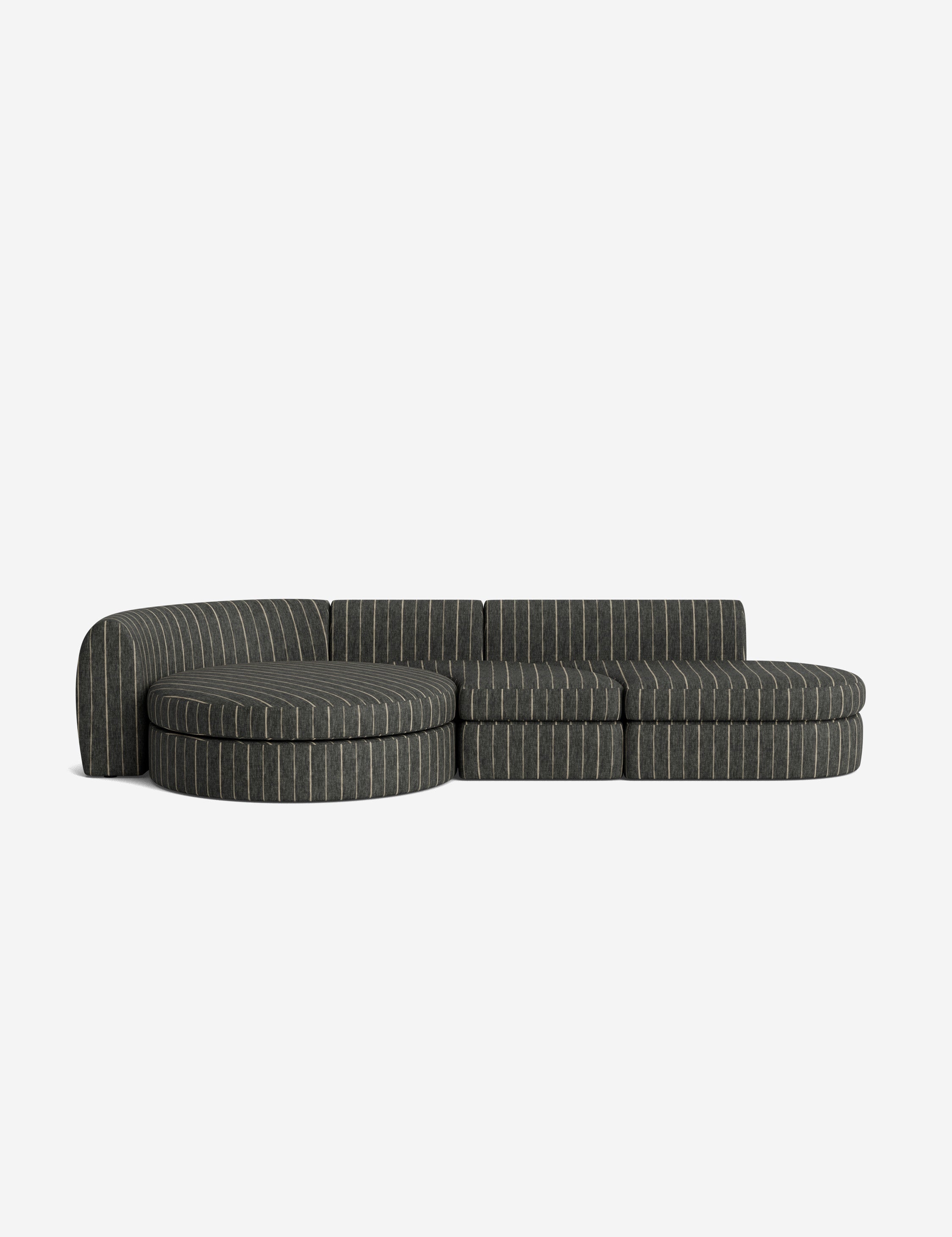 #color::peppercorn-stripe #size::144-W #configuration::left-facing
