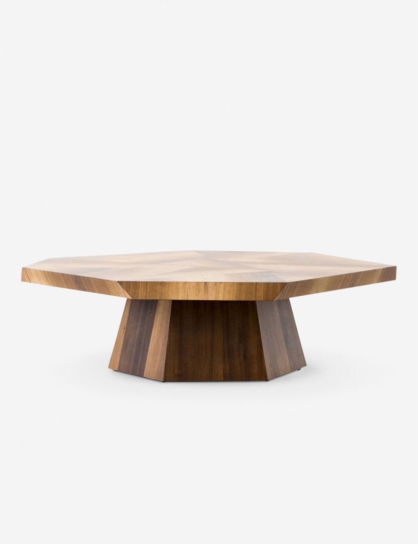 | Balen octogonal-shaped wooden coffee table
