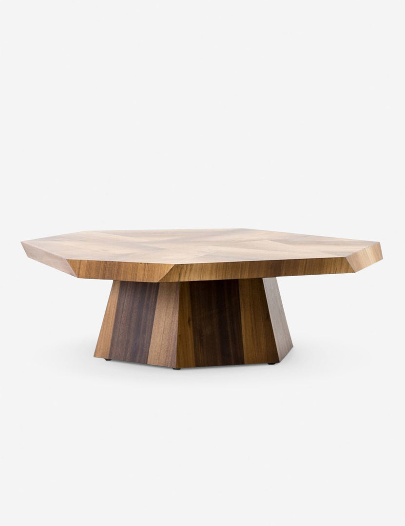 | Balen octogonal-shaped wooden coffee table