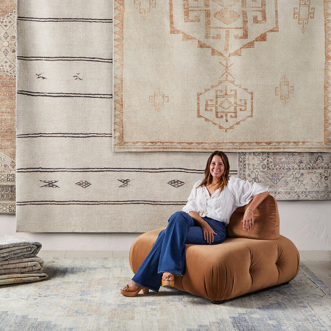 Davey Hand-Knotted Wool Morrocan Style Rug by Becki Owens x Surya