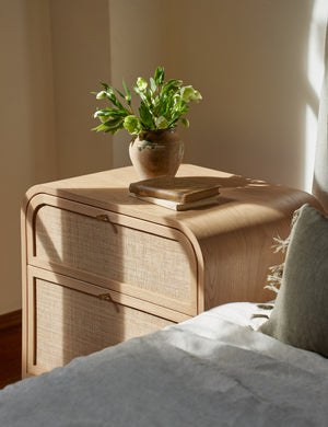 Open Box: Suzette Nightstand, Natural Oak