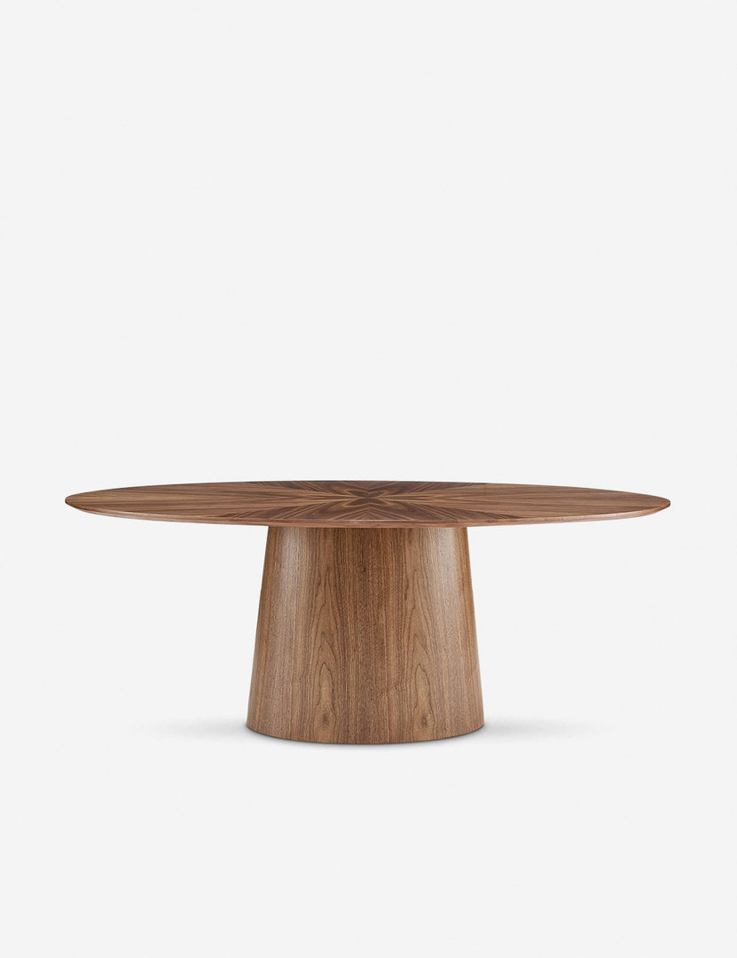 Beth Oval Dining Table, Brown