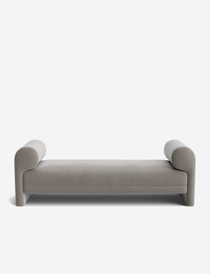 Open Box: Carson Bench, Mineral Performance Velvet