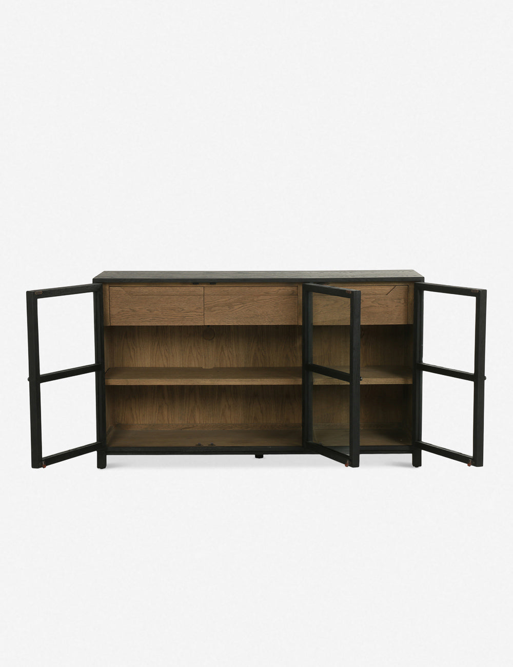 LANDGATHOME Carly Curio Sideboard - Thumbnail 4