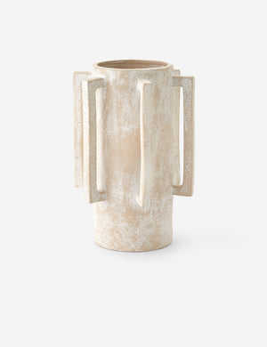 Normadie textured ceramic vase by Lemiuex et Cie.