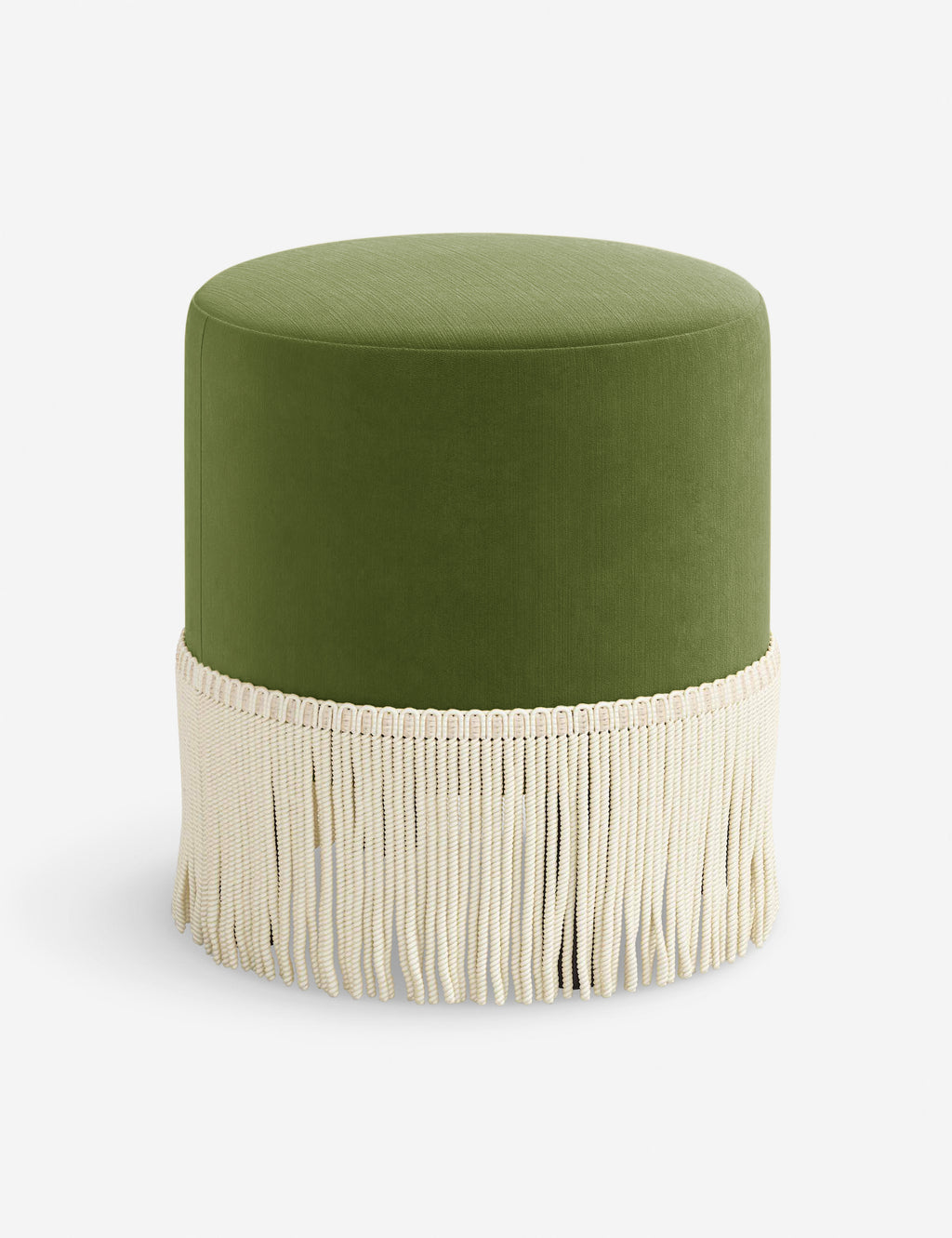 Alair Round Fringe Ottoman
