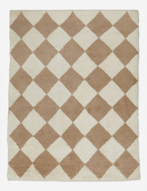 Cariad Hand-Knotted Wool Moroccan Shag Rug Swatch 18