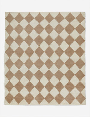 Cariad Hand-Knotted Wool Moroccan Shag Rug Swatch 18