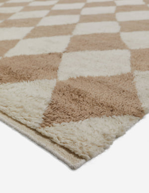 Cariad Hand-Knotted Wool Moroccan Shag Rug Swatch 18