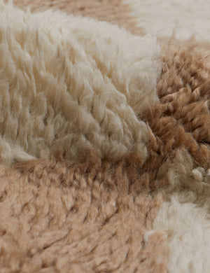Cariad Hand-Knotted Wool Moroccan Shag Rug Swatch 18