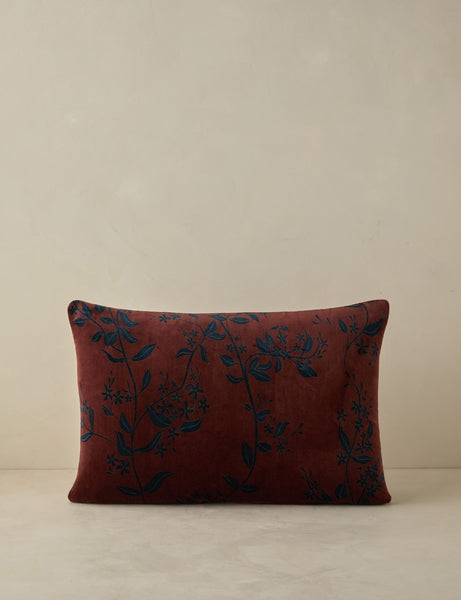 Carmine Velvet Pillow