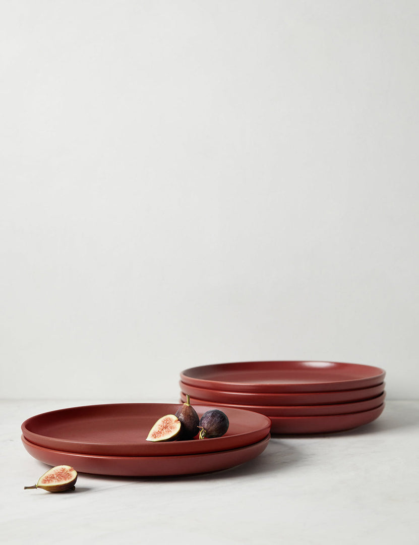 #color::cayenne #style::salad-plates--set-of-6