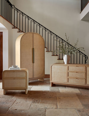 Open Box: Suzette Nightstand, Natural Oak