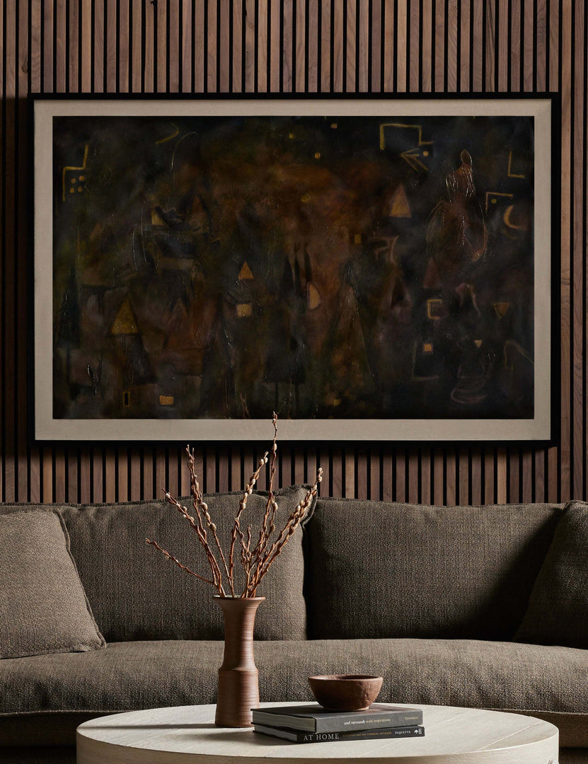 Cave Abstract Landscape Wall Art by Jess Engle