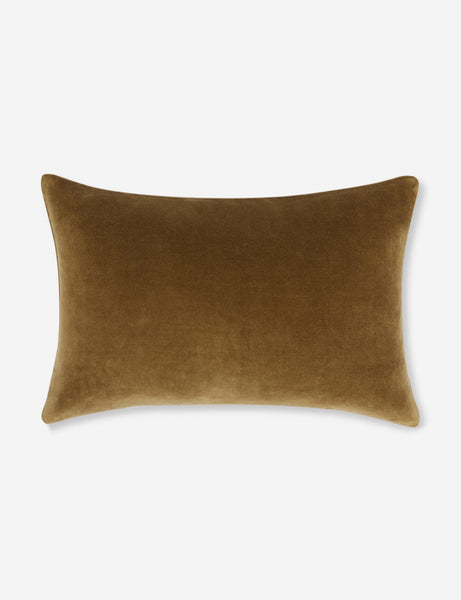 #color::toast #style::lumbar | Charlotte Toast Brown Lumbar Velvet Pillow