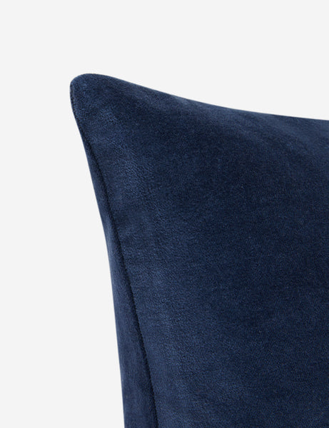 #color::true-blue #style::lumbar | Corner of Charlotte True Blue Lumbar Velvet Pillow