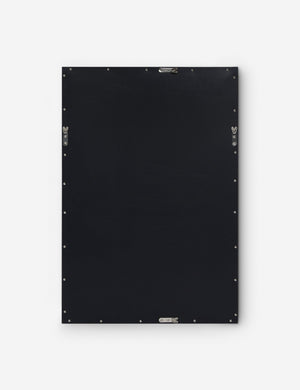 Back of the Corinne textural gold epoxy resin frame wall mirror.