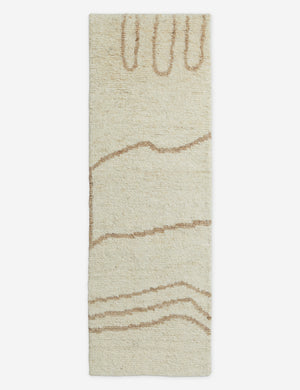 Currents Hand Knotted Wool Runner Rug by Elan Byrd.