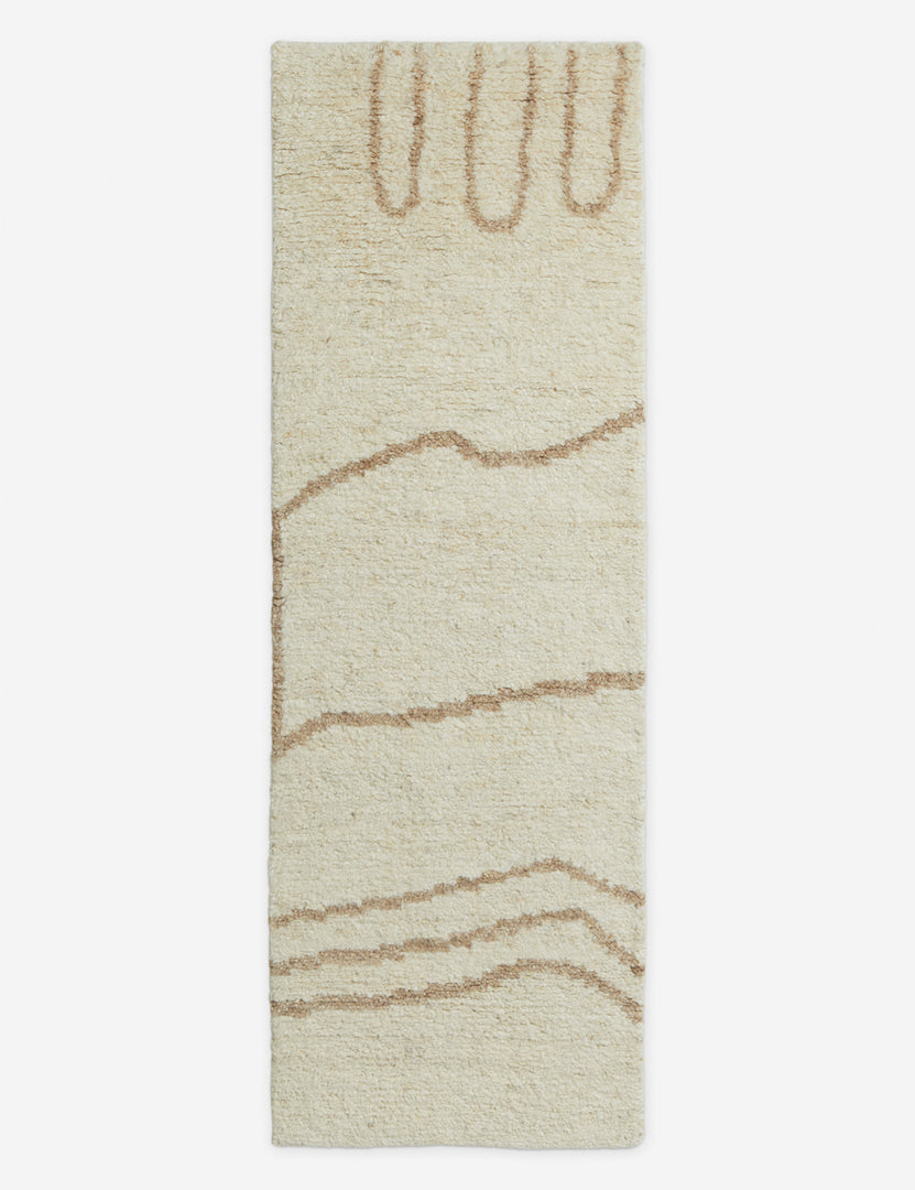 #size::2-6--x-8--runner | Currents Hand Knotted Wool Runner Rug by Elan Byrd.