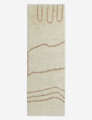 Currents Hand-Knotted Wool Rug Swatch by Elan Byrd